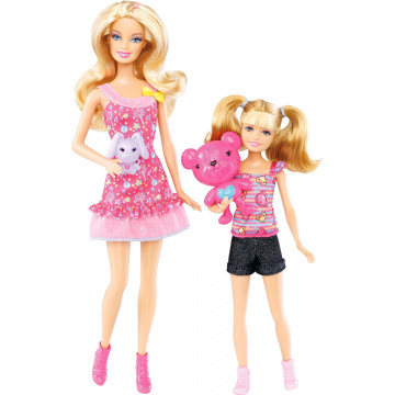 Pack de 2 hermanas Barbie (Stacie y Barbie)