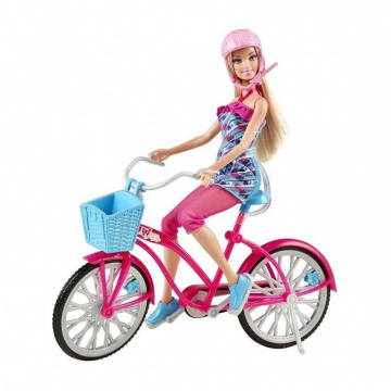 Muñeca y Bicicleta Fab Life  Barbie