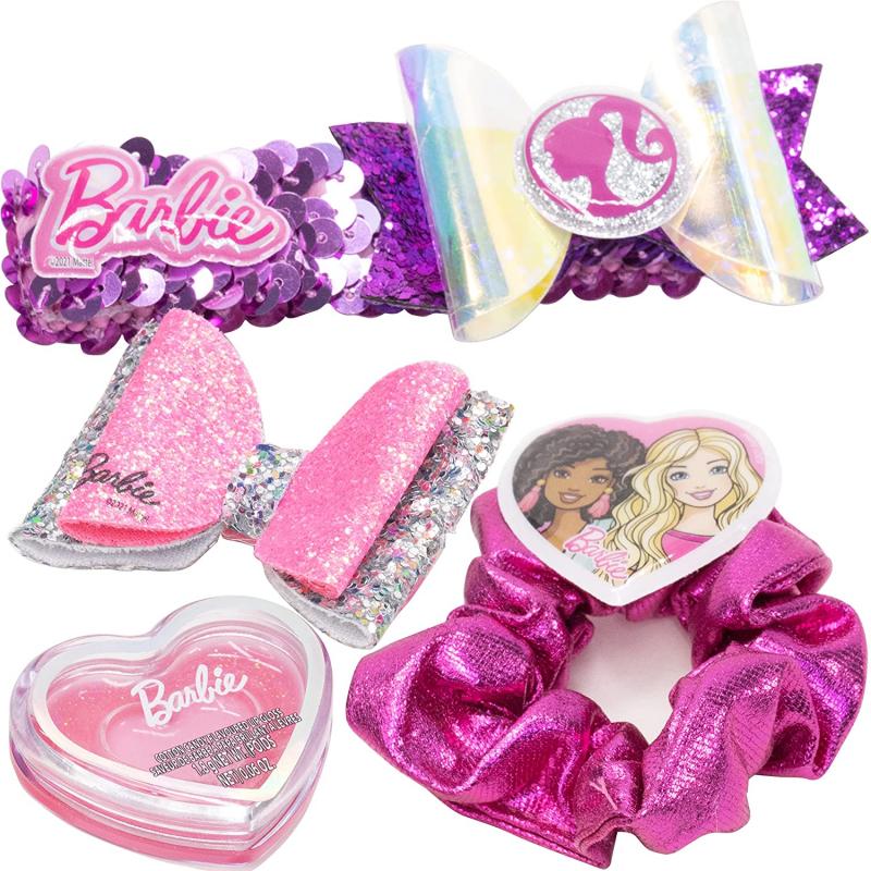 Barbie - Mochila Cosmética Maquillaje Bolsa de regalo Set Townley Girl  Incluye Lip Goss, accesorios para el cabello y mochila de PVC impresa para  niños y niñas pequeñas. BarbiePedia