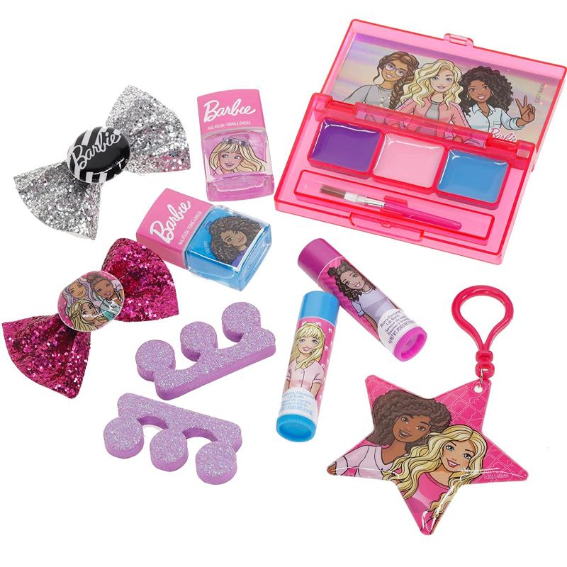 Domar Ciencias animación Barbie - Mochila Cosmética Maquillaje Bolsa de regalo Set Townley Girl  incluye brillo de labios, esmalte de uñas y accesorios para el cabello para  niños, adolescentes y niñas pequeñas - BB0098GA BarbiePedia