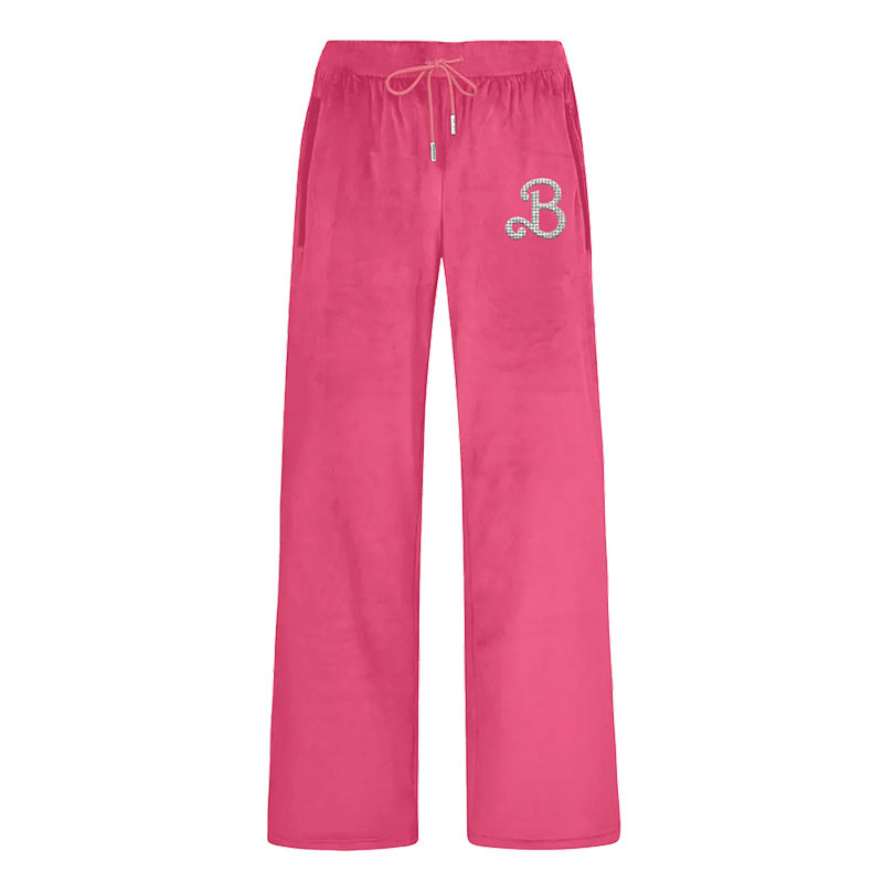 Pantalones De Terciopelo Rosa Barbie X Billie Eilish