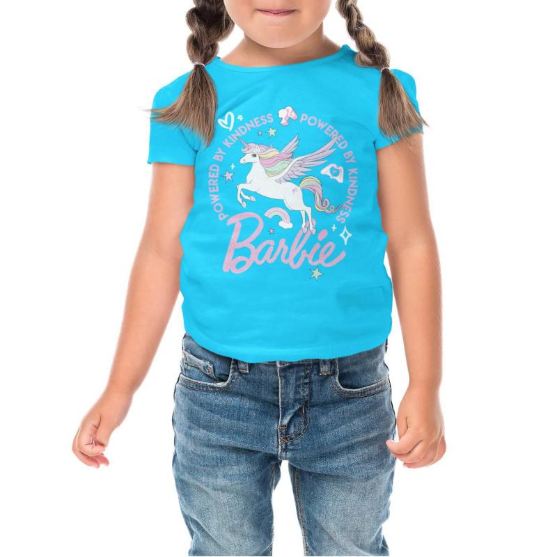 Barbie Camiseta de manga corta para niñas | Camiseta de manga corta de  algodón para niñas | Producto oficial