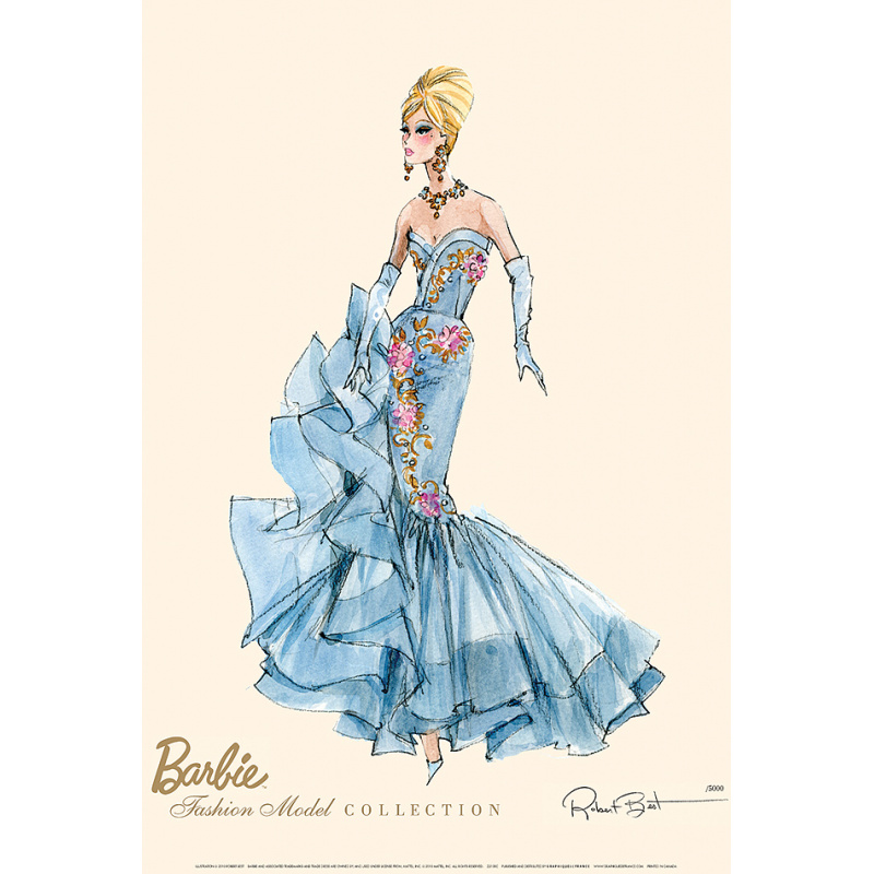 BFMC™ Tribute Barbie® Doll Reproduction Art