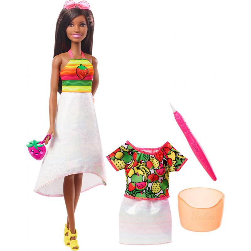 Muñeca y Barbie Sorpresa de frutas arcoíris - GBK19 BarbiePedia