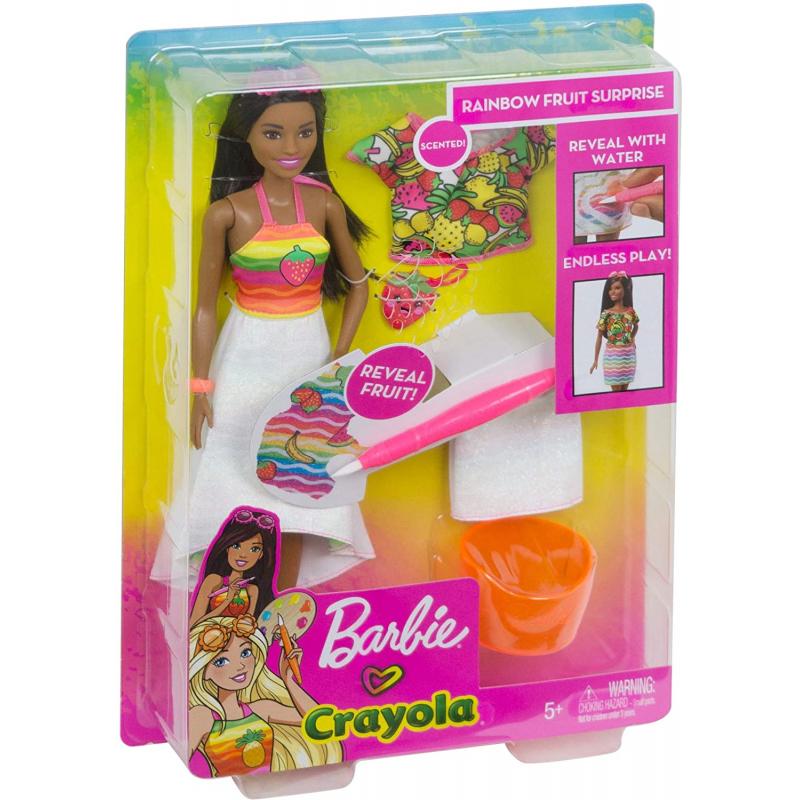 Muñeca y Barbie Sorpresa de frutas arcoíris - GBK19 BarbiePedia