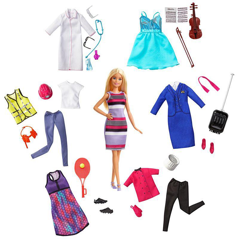 Barbie Dream Careers Surtido De Ropa Y Accesorios, Muñeca Barbie Con Atuendos Científica O Médico, Chef, Música, Piloto Y Jugadora De Tenis BarbiePedia | sptc.edu.bd