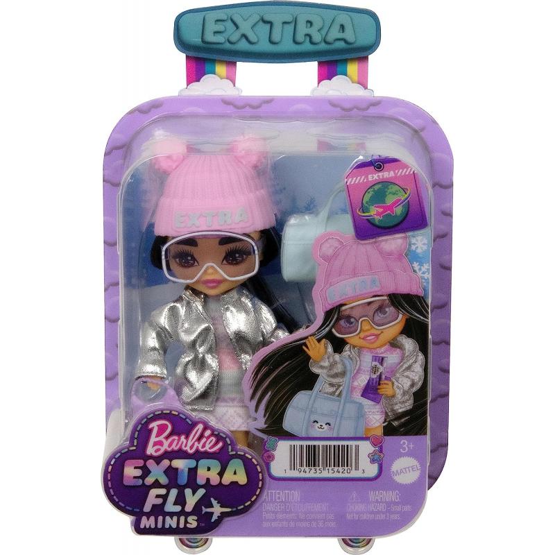 Muñeca de viaje Barbie Extra Minis con moda de invierno, Barbie Extra Fly -  HPB20 BarbiePedia