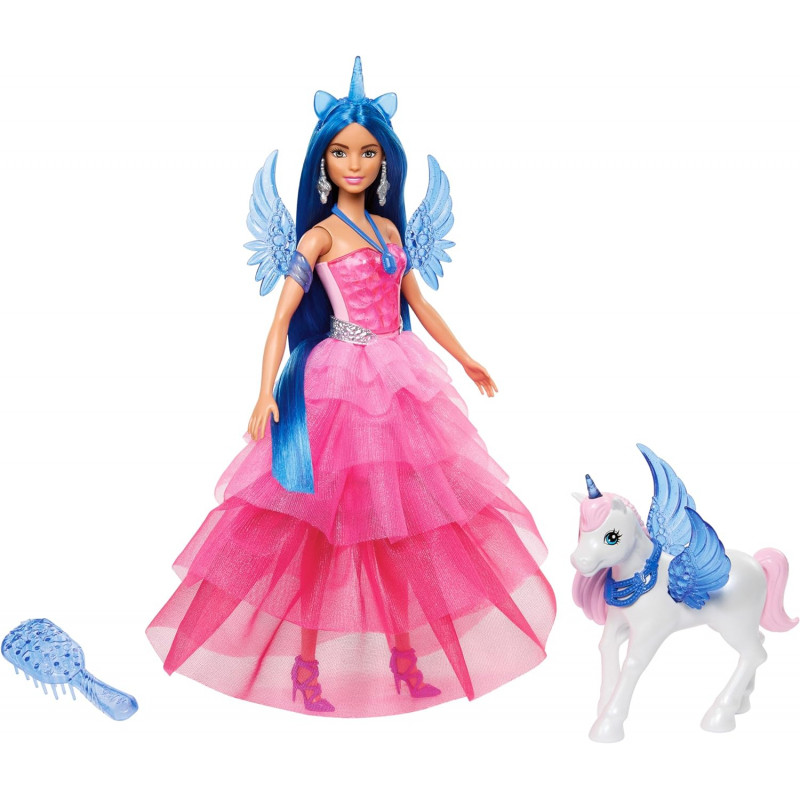 Muñeca Barbie Princesa Sapphire Unicorn