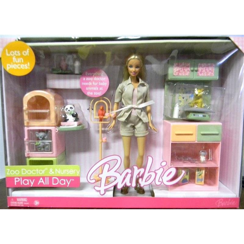 chupar Ejemplo maquinilla de afeitar Barbie Veterinaria zoológica y Cuidadora BarbiePedia
