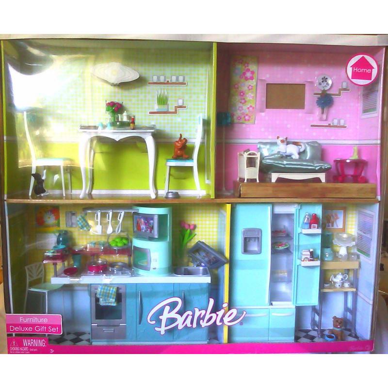 Barbie set regalo mobiliario de lujo, cocina y más (TG) - K9150 BarbiePedia