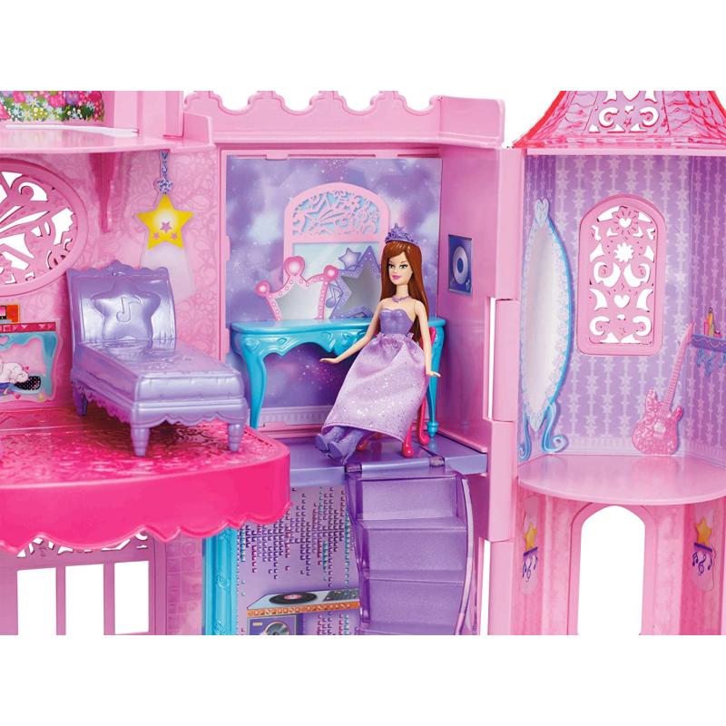 crucero Escándalo Adelante Set de juegos Castillo con luces y musica de la Princesa Barbie y la  estrella del pop BarbiePedia