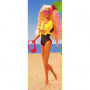 Barbie Banho de Sol (Estrela) Trikini amarillo y negro