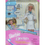 Muñeca Barbie Dentista rubia con Kelly rubia (español)