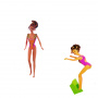 Muñeca Midge Barbie Speedo Flip n Dive