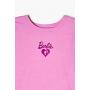 Camiseta gráfica de Barbie para niñas