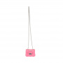 Bolso Crossbody Mini Tipo Charol Rosa Barbie