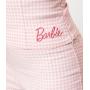 Top corto Barbie Vichy Rosa y Blanco de Barbie x Unique