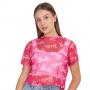 Playera Crop Mesh Barbie