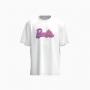 Camiseta Barbie manga corta boxy fit print