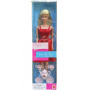 Muñeca Barbie Time for Tea con set de te de 4 piezas