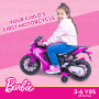 Barbie by Flybar, Paseo en Motocicleta de 6 Voltios, para Niños, Mayores de 3 Años, hasta 65 Libras, 1 mph