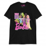 Camiseta negra Barbie 1990's Totally Hair