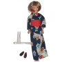 Barbie Kimono Collection (kimono azul/rojo)