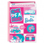 Set de San Valentín para el aula de Barbie™ Be You Kids con tarjetas y buzón