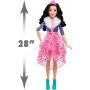 Muñeca Barbie Princesa Aventura Mejor Amiga de la Moda de 28 pulgadas, Cabello Negro