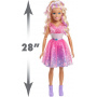 Barbie 28-Inch Best Fashion Friend Star Power Doll and Accessories (rubia)