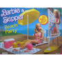 Juego de fiesta en la playa de Barbie y Skipper con 26 piezas