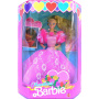 Muñeca Barbie Sweetheart (vestido rosa)