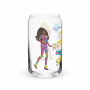 Vaso de cristal con forma de lata Barbie 1990's Hot Skatin' 