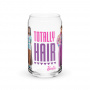 Vaso de cristal con forma de lata Barbie 1990's Totally Hair