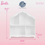 Conejera/Librería Barbie Evolur Rose White