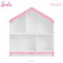 Conejera/Librería Barbie Evolur Rose Pink and White