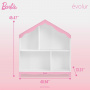 Conejera/Librería Barbie Evolur Rose Pink and White