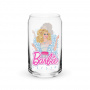 Vaso de cristal de Barbie años 80