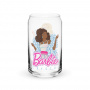 Vaso de cristal de Barbie años 80