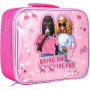 Zawadi Global Barbie - Lonchera rectangular aislada para niños y niñas, tamaño perfecto para empacar aperitivos calientes o fríos para la escuela y viajes, sin BPA
