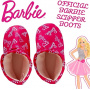 Botas tipo zapatilla Barbie para niñas, adolescentes, zapatillas para niños, botines rosas, calcetines de lana