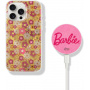 Funda Sonix x Barbie + cargador MagLink (perfectamente rosa) para MagSafe iPhone 15 Pro Max | flor retro