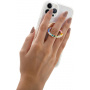 Funda Sonix x Barbie + anillo magnético (dorado/arcoíris) para MagSafe iPhone 15 Pro Max | Armario de ensueño