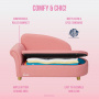 Chaise Lounge Evolur Pink Barbie Dream