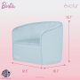 Sofa Evolur Light Blue Barbie Be Bold Be You Kid's