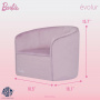 Sofa Evolur Purple Barbie Be Bold Be You Kid's