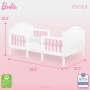 Cama Toddler 3 en 1Evolur Barbie Rose, Pink and White