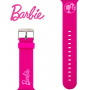 Reloj inteligente con pantalla táctil de Barbie para niñas con correa de silicona con purpurina rosa y esferas de reloj personalizables, cámara digital y rastreador de actividad