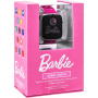 Reloj inteligente con pantalla táctil de Barbie para niñas con correa de silicona con purpurina rosa y esferas de reloj personalizables, cámara digital y rastreador de actividad