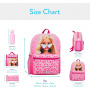 Barbie Mochilla Mochilas, Bolsa de Comida, Estuches, Botella | Mochilas Niños | Rosa